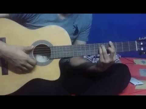 تعليم اغنية كانت هناك محمد حماقى جيتار