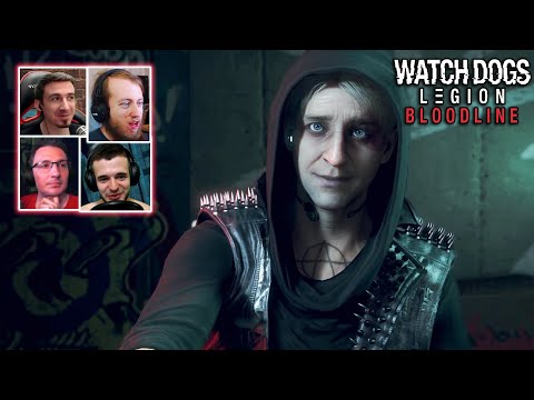 Реакция Летсплейщиков на Ренча Без Маски ➤ Watch Dogs Legion: Bloodline