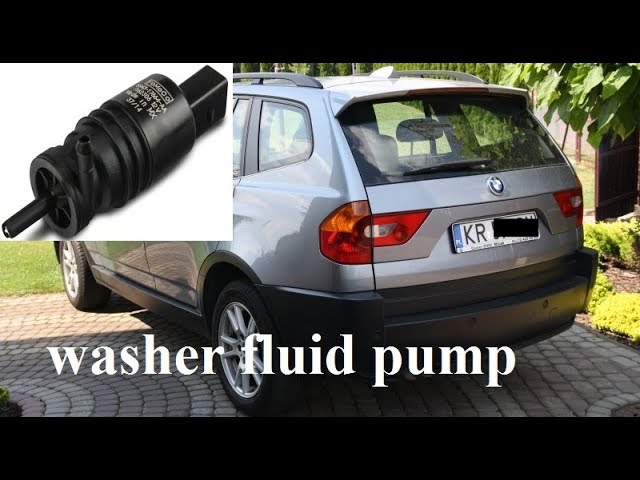 How to Fix a BMW X3 Washer Fluid Leak