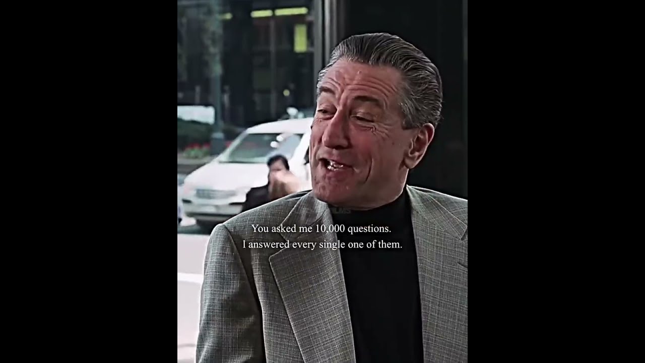 ROBERT DENIRO Mob Boss As A Caralesman