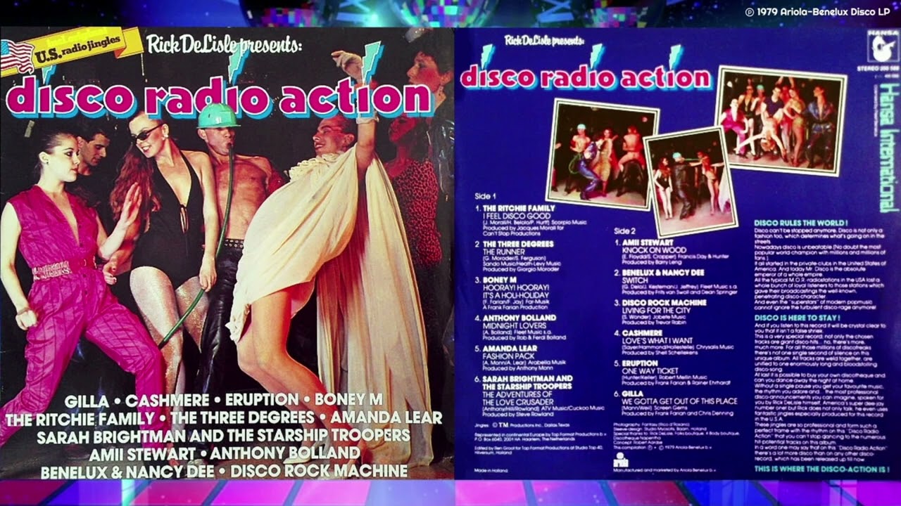 DISCO RADIO ACTION '78-'79 VOL.1 👠✨💄 American D.J. Rick DeLisle