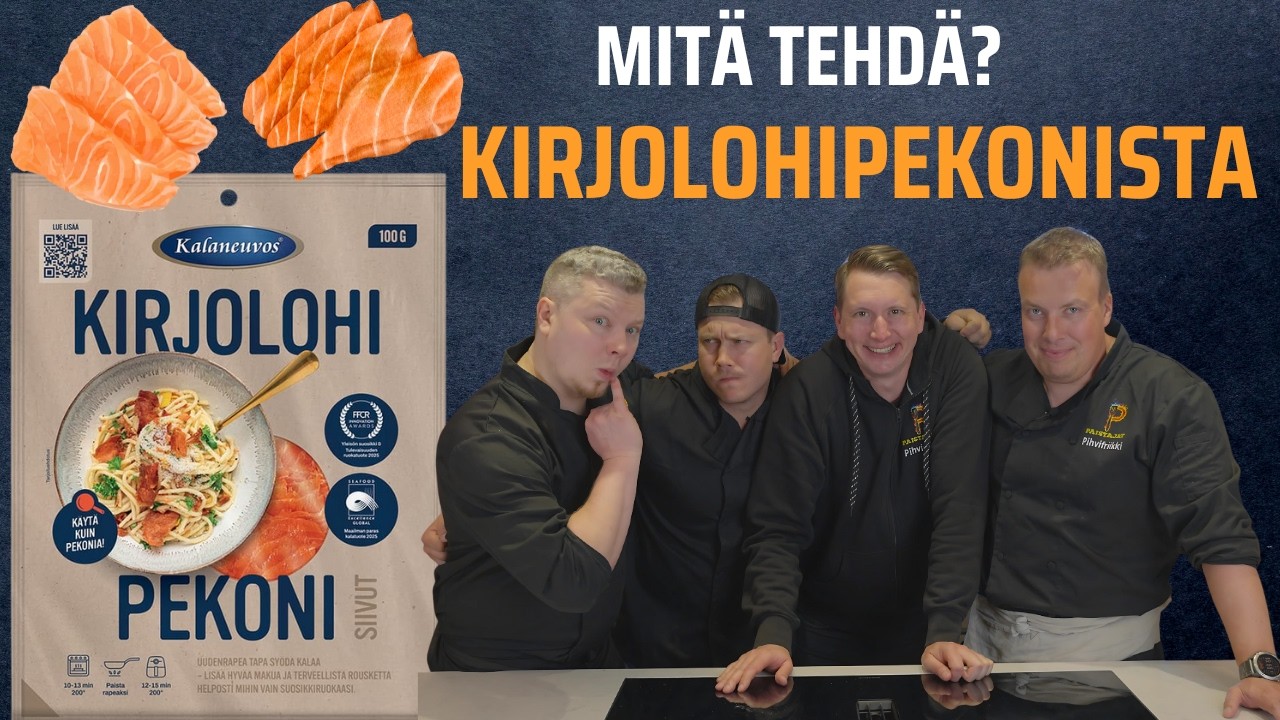 Mitä on kirjolohesta tehty pekoni? 4 erilaista annosta.