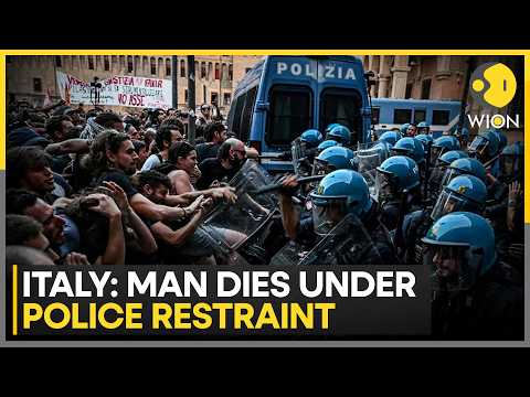 Video Italy Protest: Anger After Moroccan Dies Under Police Restraint | WION Newspoint