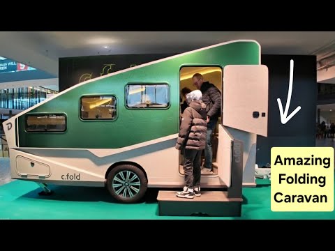 Amazing Folding caravan 2026 at CMT Stuttgart - Dethlefs c.fold