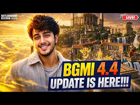 BGMI Live - NEW UPDATE 4.4 IS HERE 🔥 Teamcode & Rush Gameplay | White Fang BGMI #bgmilive