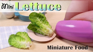 How To Miniature Lettuce Tutorial // DIY Miniature Food // SugarCharmShop