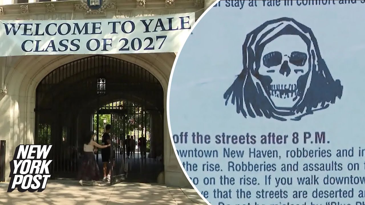 Yale students welcomed to campus by ominous Grim Reaper crime survival guides: ‘Good luck’