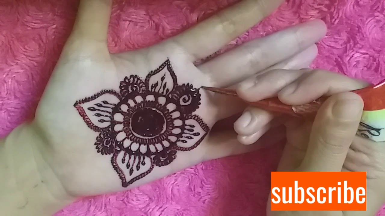 Tutorial Melukis Henna Di Telapak Tangansimple Tapi Eleganta