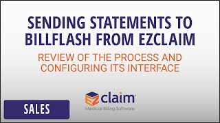 How to Send Electronic Statements to BillFlash from EZClaim
