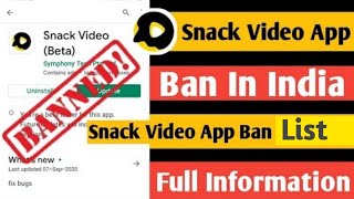 Snack Video app banned | 43 Chinese app ban | snake video & 43 more app ban | hr help bangla screenshot 3