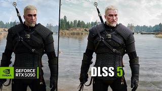 DLSS 5 vs Vanilla Comparison - Witcher 3 - 4K