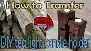 DIY tea light candle holders. Reclaimed wood. *SUBSCRIBE MY CHANNEL* *LIKE* and *SHARE* On this video I will show you 