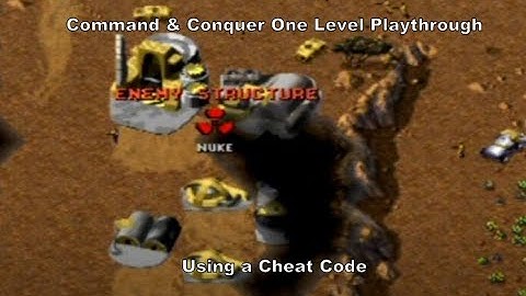 Command & Conquer NOD One Level Playthrough using a Sega Saturn Cheat Code :D #SegaSaturn #Saga #Sub