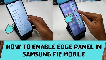 How to Enable side Edge panel in Samsung Galaxy F12| Smart sidebar - Samsung f12
