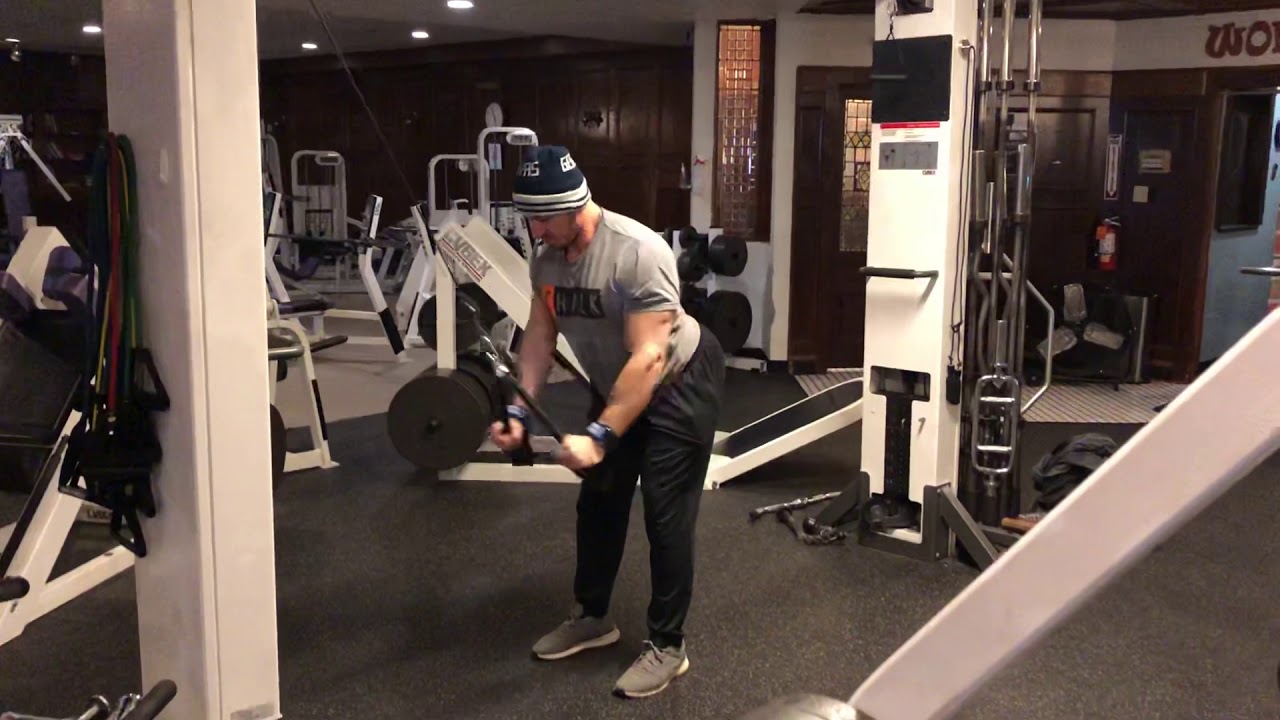 StraightArm Pulldowns with rope YouTube