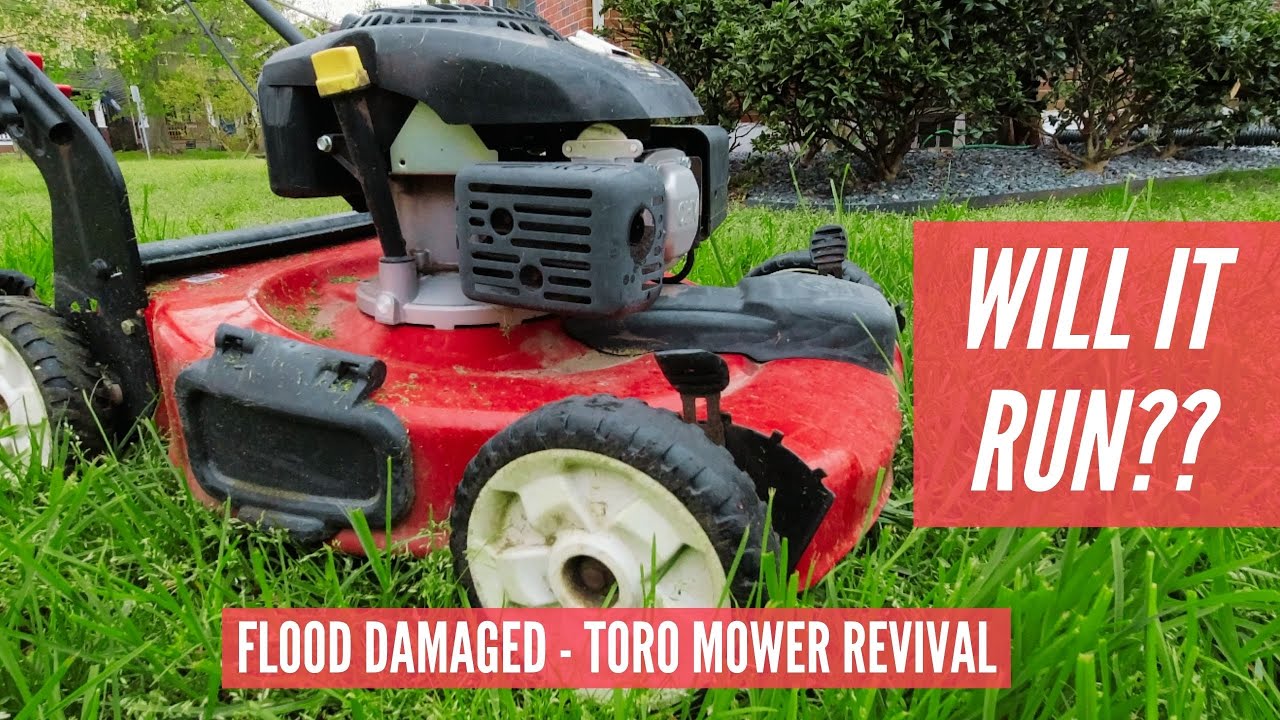 Lawn Mower Revival - Can We Start A Flood Damaged Toro Mower? - Youtube