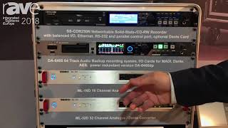 ISE 2018: TASCAM Shows Dante-Enabled DA-6400 64 Track Audio Recorder, ML-16D 16 Channel Controller