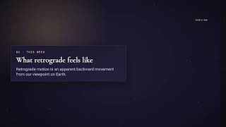Mercury Retrograde Explained: What It Actually Affects