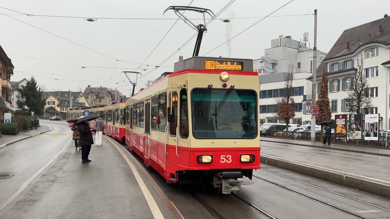 SPECIAL TRAM 2000! Riding the Forchbahn Tram-Train from Balgrist to Kreuzplatz and Hegibachplatz