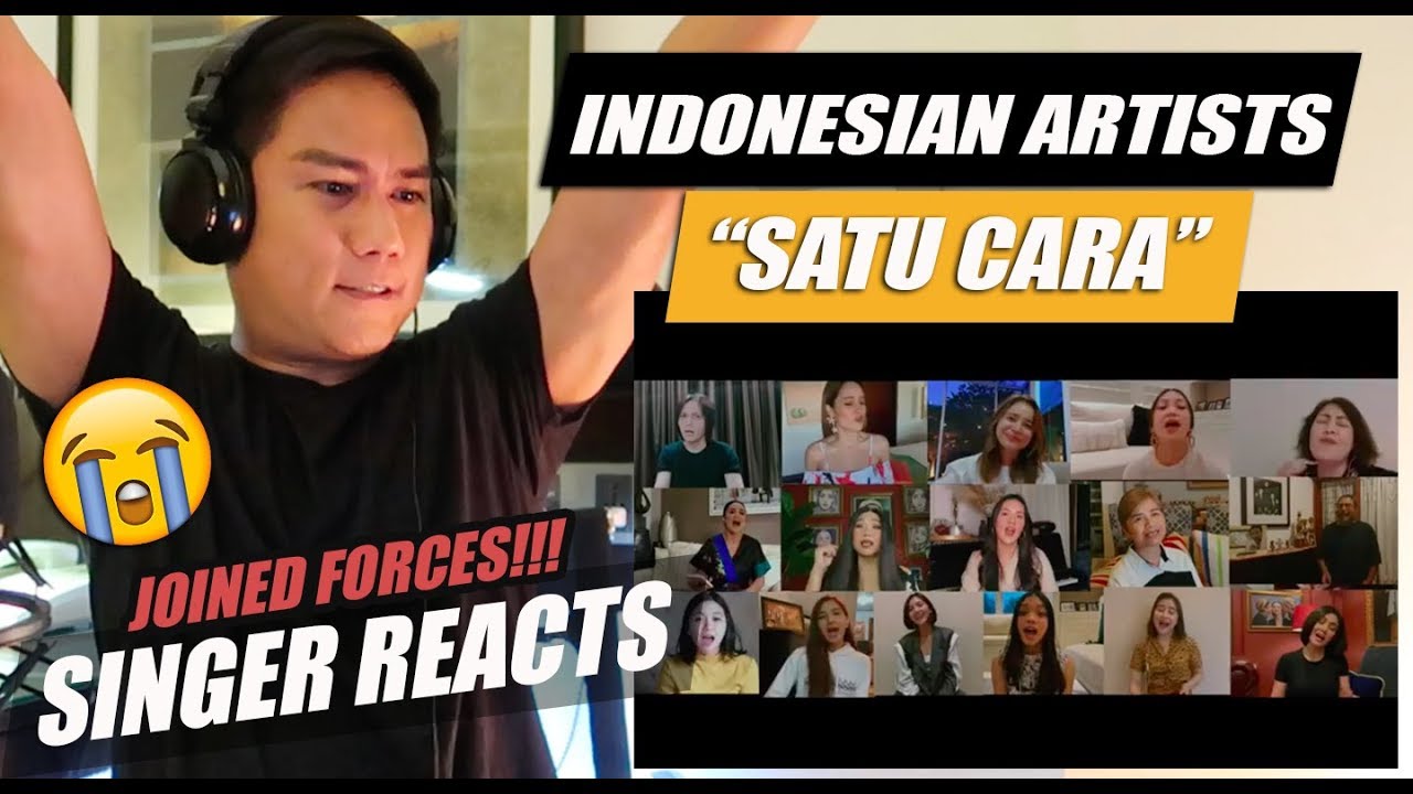 Satu Cara (Official Video) - Indonesian All Artist | SINGER REACTION