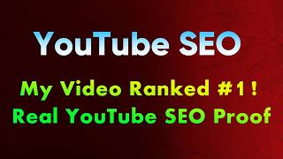 #1 YouTube Ranking PROOF || Real SEO Results