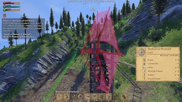 Medieval Engineers bug. Placing windmill only works in creative