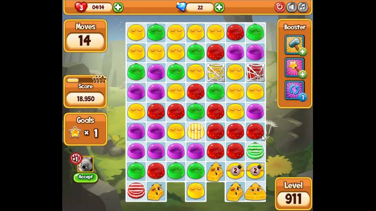 Pudding Pop Level 911 - YouTube