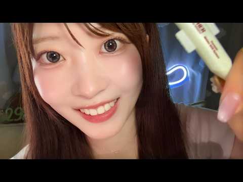 【ASMR】眠たいキミに心地よいスキンケアしてあげるね🫧✨｜ロールプレイ｜Skin care role play｜睡眠導入｜