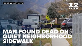 Man found dead on Utah sidewalk on Christmas morning