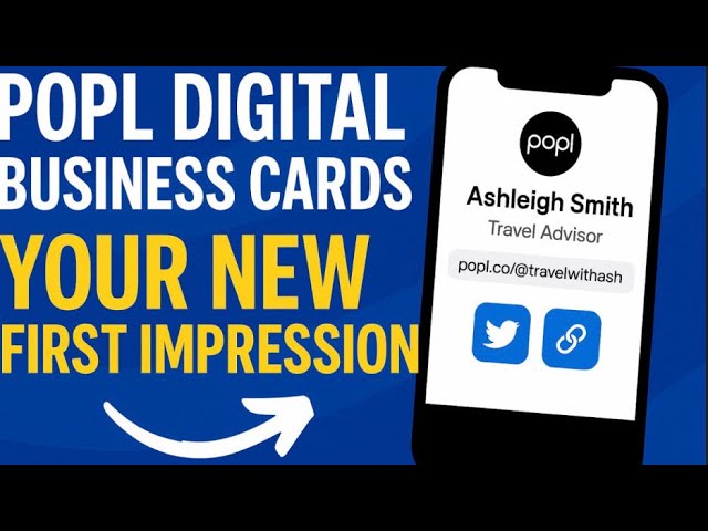 POPL DIGITAL BUSINESS CARDS: Your New First Impression!