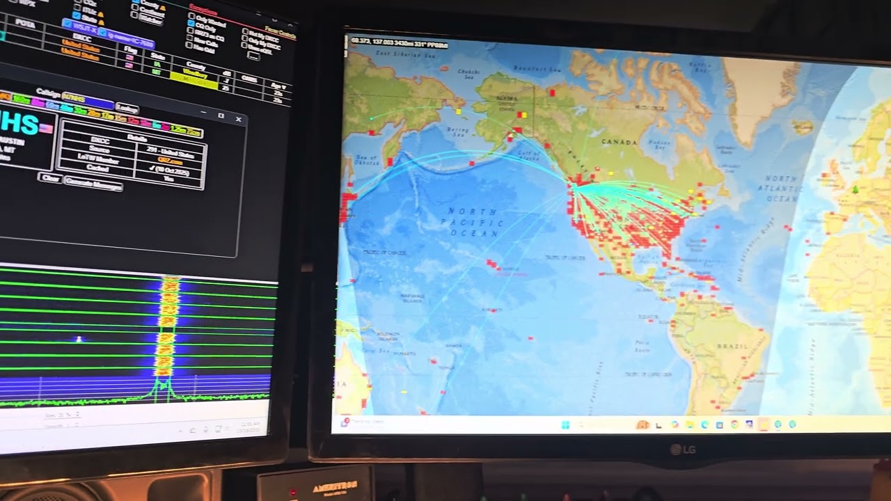 Another boaring FT-8 video this time on 80 meters it was just a little better than 160.