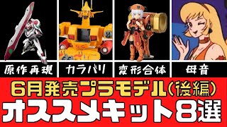 【新商品】2024年6月発売のオススメプラモデル8選（後編）【模型】