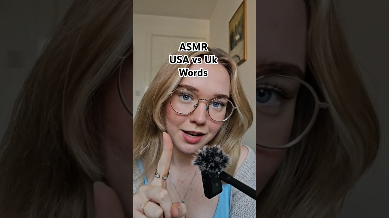 ASMR США против слов из Великобритании 