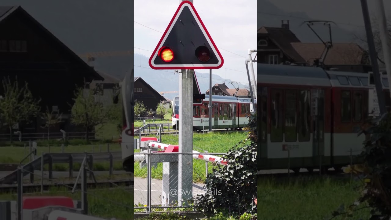 Large level crossing in Oberdorf! 