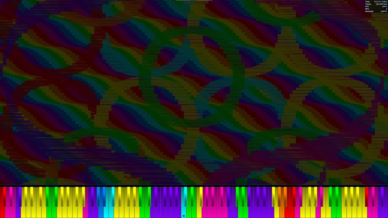 Tau, but the soundfont changes every 30 seconds