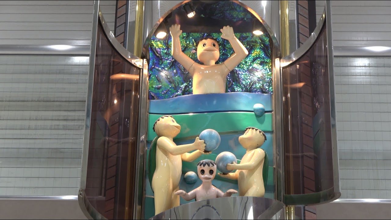 『左のかっぱも、、』かっぱからくり時計【4K】