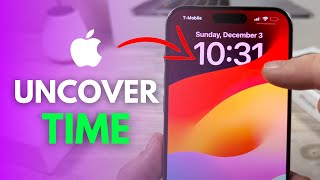 How To Stop Wallpaper From Covering Up Time On iPhone Lock Screen