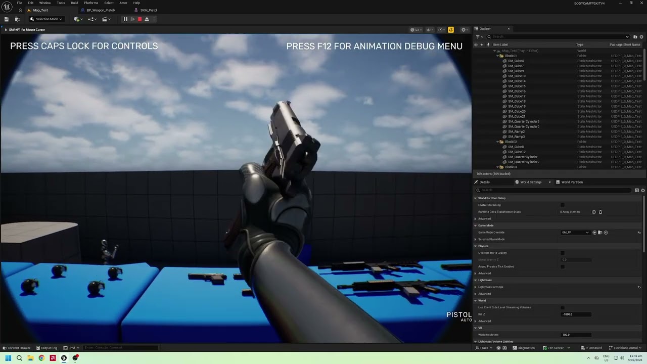 Unreal Engine 5: Bodycam FPS Kit Weapon integration Tutorial