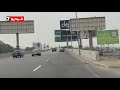 انسياب مرورى بحركة السيارات أعلى محور المشير طنطاوى 
