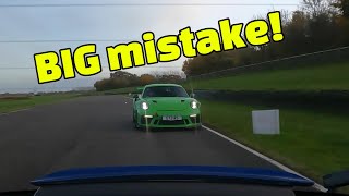 Trying to keep up with a 911 GT3 RS (991.2)...