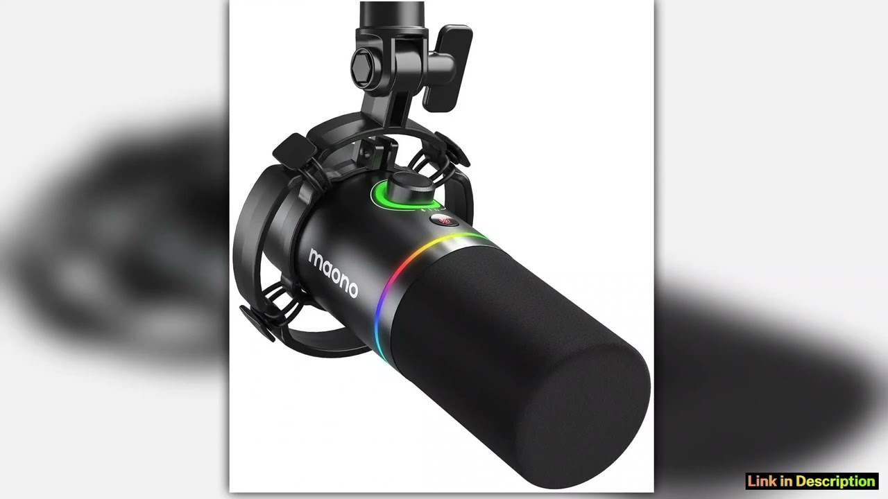 Maono XLRUSB Dynamic Microphone For Gaming Recording Streaming Youtube Metal Mic With Software Tapt