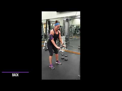 Cable Standing Straight-Arm Lat Pulldowns