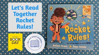 Let's read together Rocket Rules: A World Book Day Book. Read along.