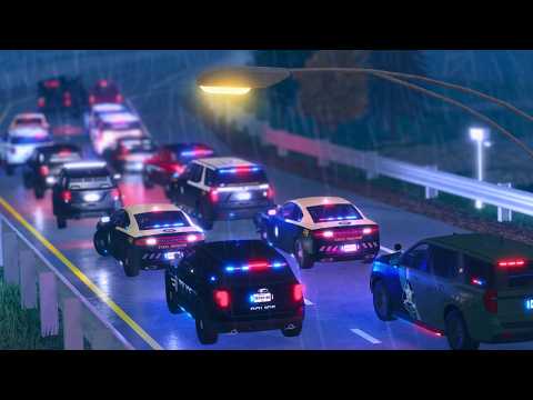 20 Officers Hunt Down Armed Cop Shooter! (Emergency Response Liberty County)