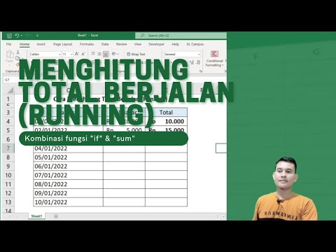 TUTORIAL EXCEL | Cara Menghitung Total Berjalan (Running) - YouTube