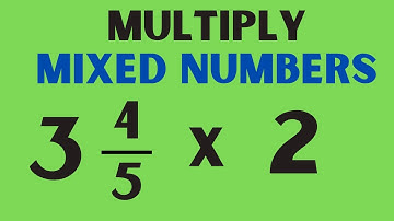 Multiplying mixed numbers and whole numbers