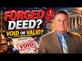 Forged Deed? Delivery of Deed: Actual vs Constructive Notice | Florida Appellate Oral Argument