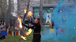 : Fire Show.    