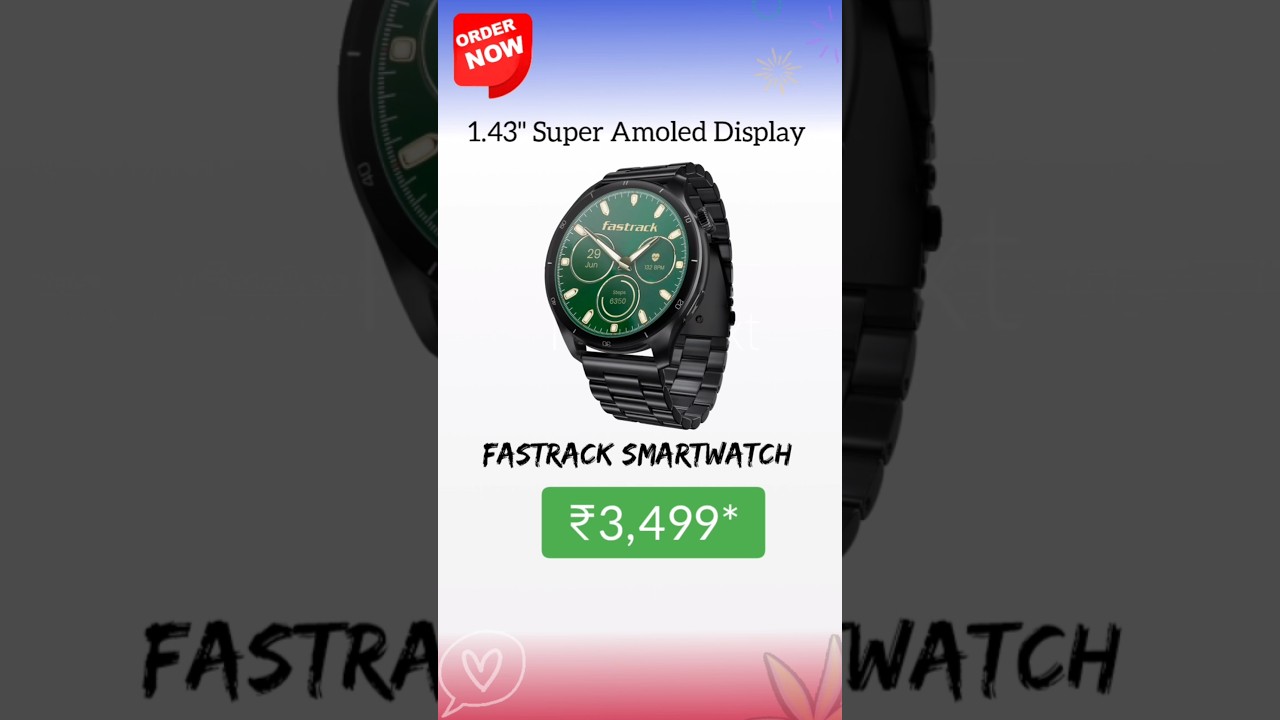 Fastrack Dezire FX1 Pro Smartwatch under 3500 