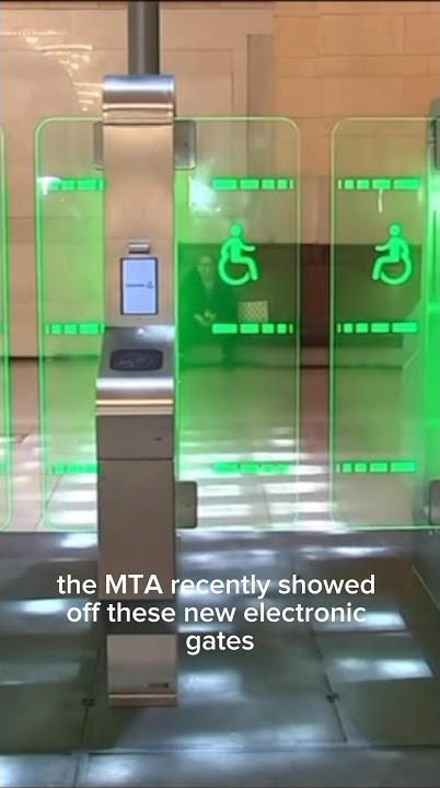 The MTA is introducing new modern fare gates. #nyc #subway